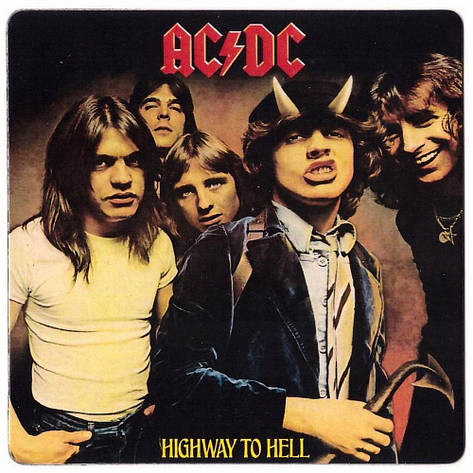 Магніт AC/DC “Highway To Hell”, фото 1
