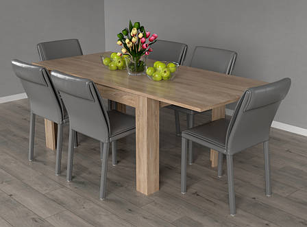 Стіл обідній розкладний Corfu Accord, колір дуб сонома, фото 1