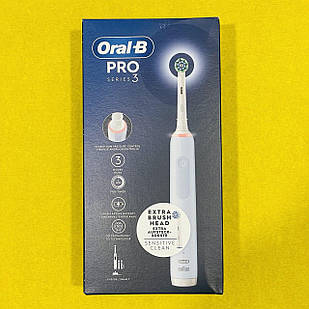 Електрична зубна щітка Oral-B PRO Series 3 (3 насадки)