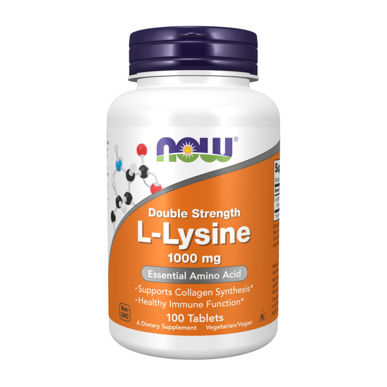 Л-лізин Now Foods L-LYSINE 1000 мг амінокислота 100 таблеток
