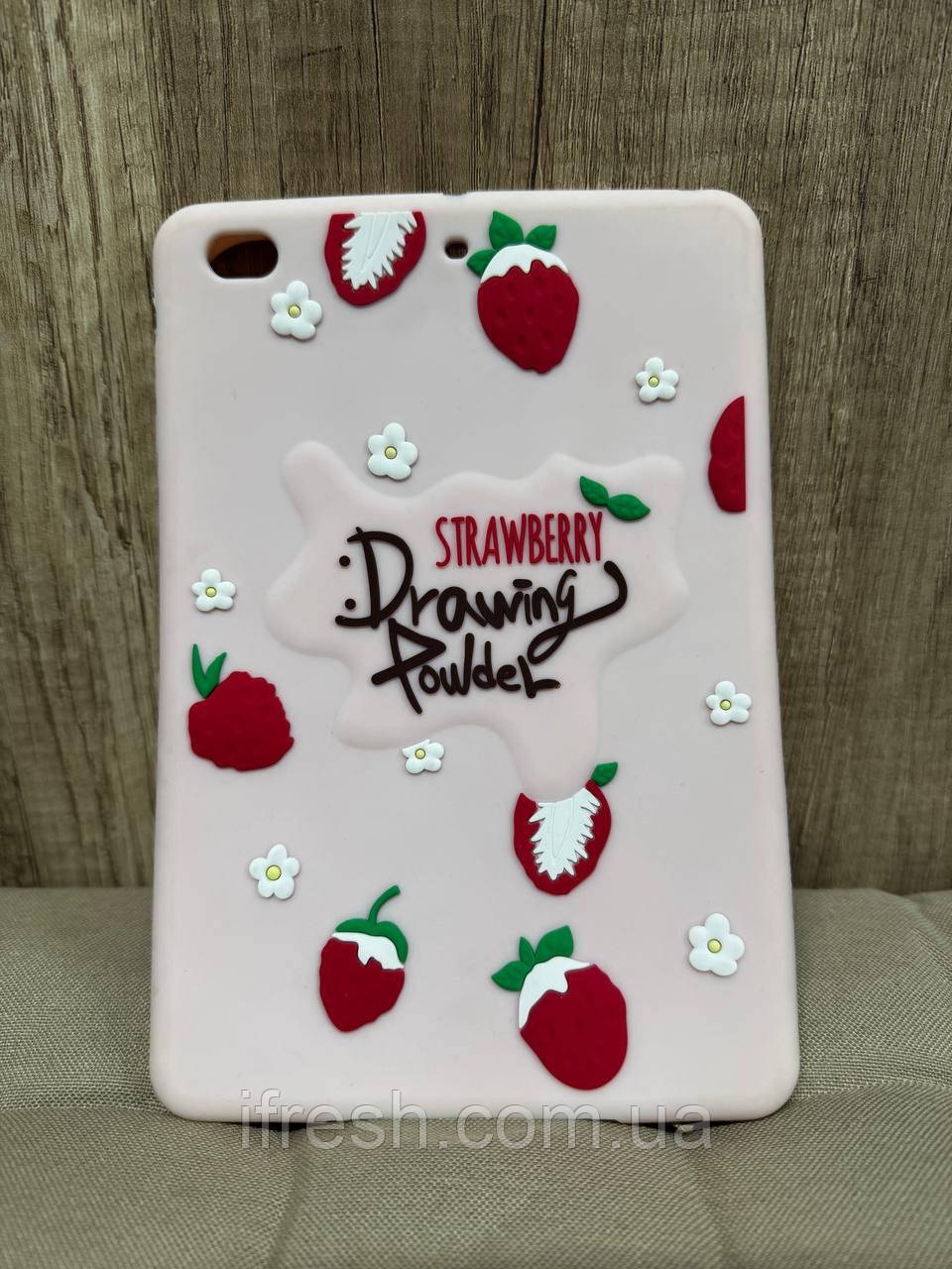 Силіконовий чохол для iPad Mini 1/2/3 - Полуниця, фото 1