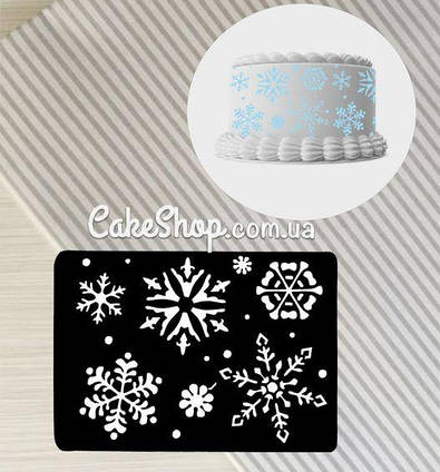 Трафарет Сніжинки 2