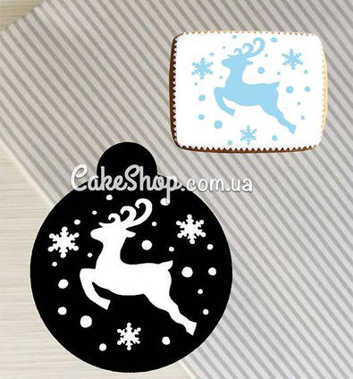 Трафарет Олень