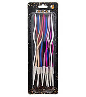 Набір свічок для торта коктейльні різнокольорові 12см в паковці 12шт