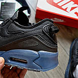 Кросівки чоловічі Nike Air Max Terrascape 90 'Triple Black' чорні. Живе фото, фото 8