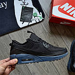 Кросівки чоловічі Nike Air Max Terrascape 90 'Triple Black' чорні. Живе фото, фото 4