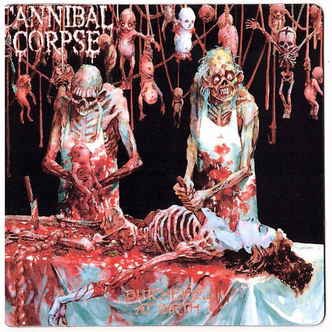 Магніт Cannibal Corpse “Butchered At Birth”, фото 1