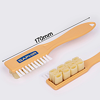 Щітка для нубуку та велюру Saphir Brush Nubuck Microfibres