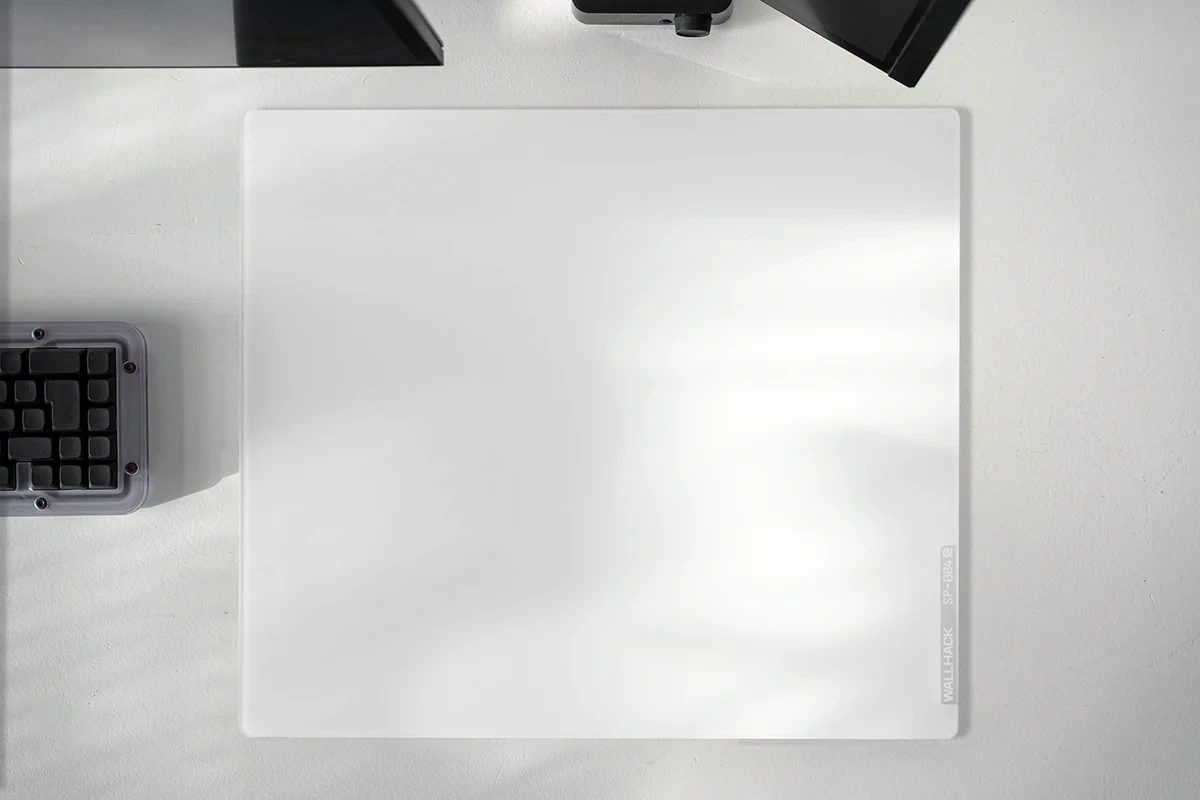 Стеклянный коврик для мыши Wallhack SP-004 (White) Glass pad (ID ...