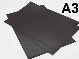 Магнітний вініл БЕЗ КЛЕЮ 0.4мм., формат А3 (30х42см) Магнітні листи