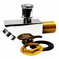 Кран вилив із дивертором вилив шланг Ango SW-764 1/2 дюйма зовнішнє різьблення 2 режими хром латунь