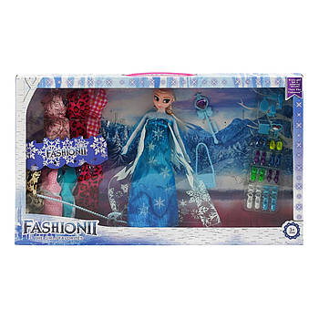 Лялька-принцеса Ельза Frozen Холодне (висота 31см, одяг, аксесуари, рухомі кінцівки) K 690