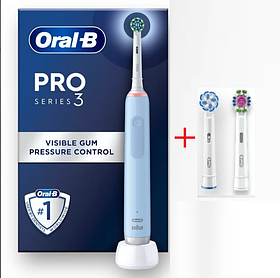 Електрична зубна щітка Oral-B PRO Series 3 (3 насадки)