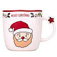 Набір новорічний із чотирьох керамічних чашок "Merry Christmas" 360 мл, фото 9