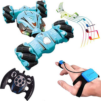 Машинка перевертень на радіокеруванні + пульт на руку, Stunt Car YL-51 / Машинка-трансформер всюдихід