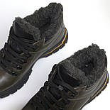Зимові кросівки тактичні хакі оливкові шкіряне чоловіче взуття на хутрі Rosso Avangard Erelli Khaki, фото 6