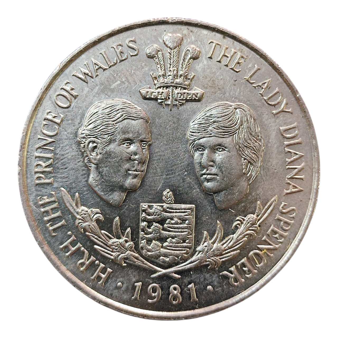 Гернсі 25 пенсів, 1981 Весілля принца Чарльза і леді Діани