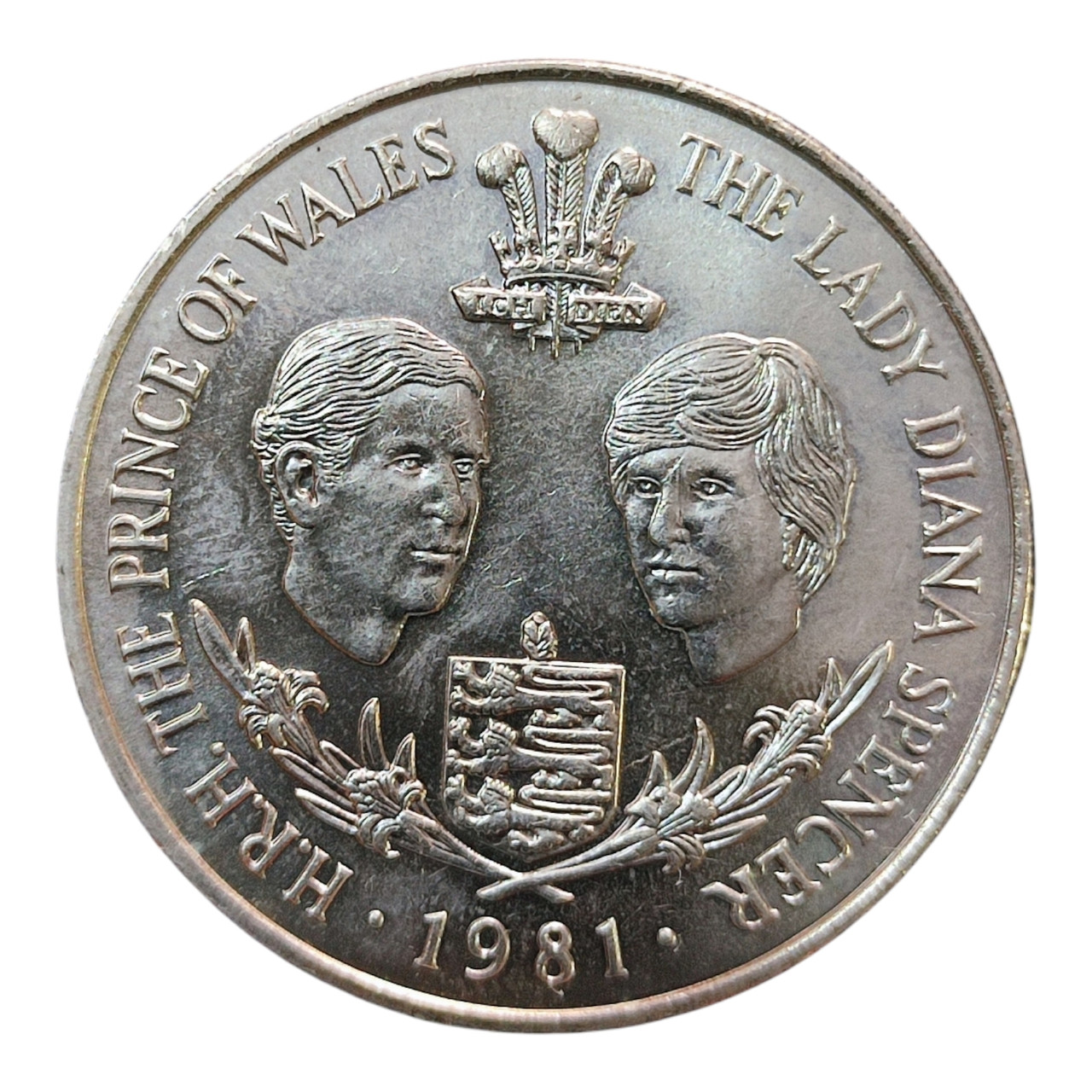 Гернсі 25 пенсів, 1981 Весілля принца Чарльза і леді Діани