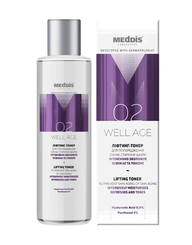 Ліфтинг-тонер Meddis Well Age, 150 мл, фото 1