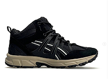 Чоловічі зимові кросівки на хутрі Asics Gel-Sonoma 15-50 Gore-tex чорні водонепроникні, фото 5