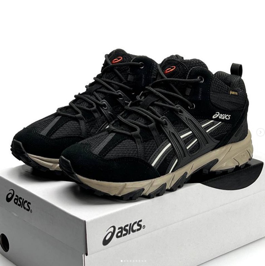 Чоловічі зимові кросівки на хутрі Asics Gel-Sonoma 15-50 Gore-tex чорні водонепроникні