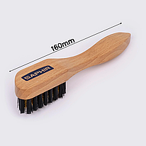 Металева щітка з латунною щетиною для замші Saphir Metal Brush