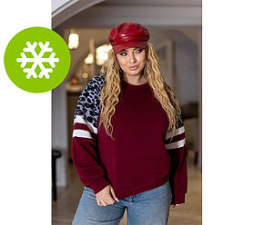 Теплий жіночий світшот "Today" | Батал