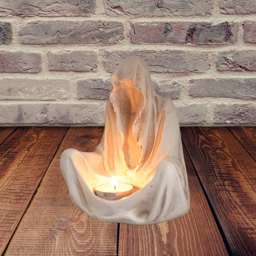 Примарний світлий чарівник, ароматерапія, прикраса свічки, свічник чарівник-привид, фото 1