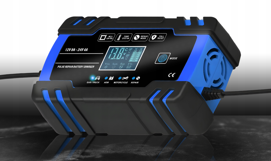 Інтелектуальний зарядний пристрій імпульсний RIPPER RP4631 12В/24В