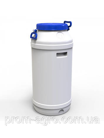 Бідон Євро Пласт 75л пластиковий технічний білий Так, фото 1