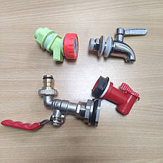 Двошаровий Бідон Літолан 65л харчовий з  вентильним краном 100% захист від УФ Так, фото 4