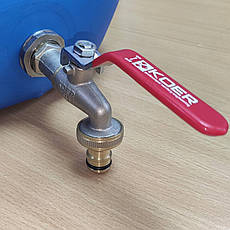 Двошарова харчова каністра 20л з латунним краном Litolan штабелюєма захист від УФ Так, фото 5