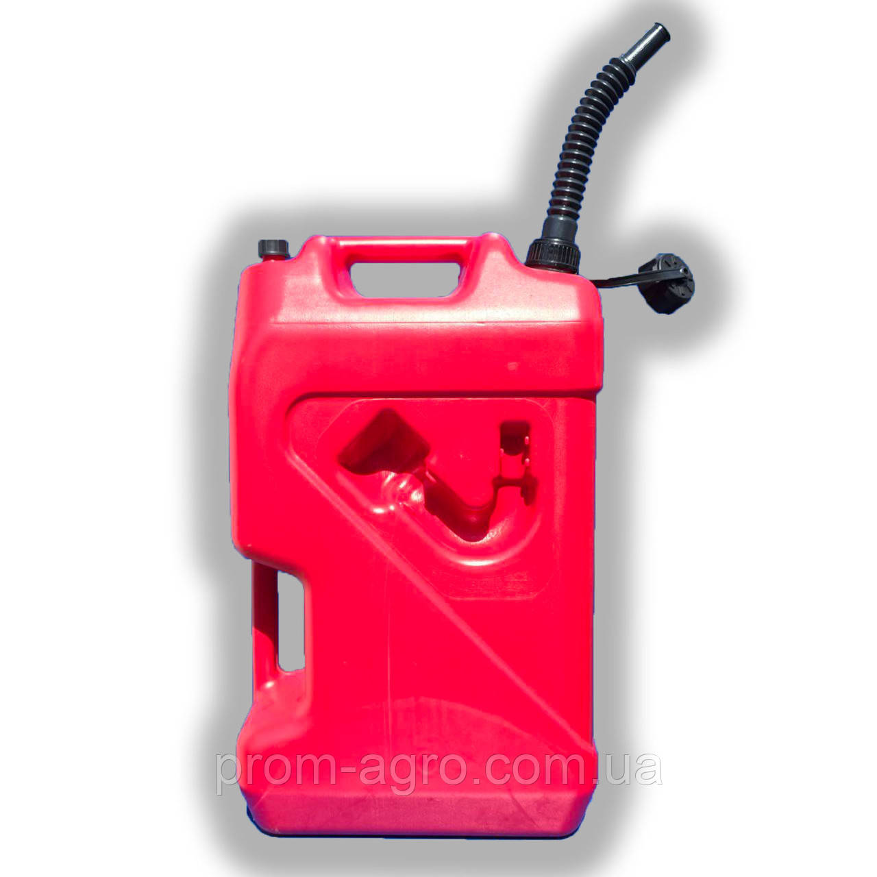 Пластикова каністра для бензину (ПММ) 20л з носиком та спускним отвором для швидкого зливу Так