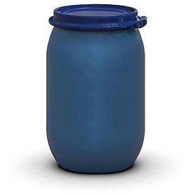 Бочка пластикова 210 літрів герметична з хомутом Так