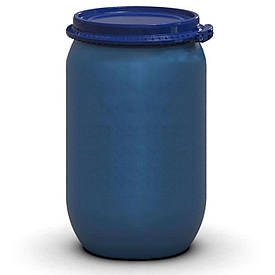 Бочка пластикова 230 літрів герметична з хомутом Так