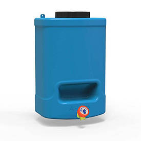 Рукомийник Литолан 20л з вентильним краном та мильницею синього кольору Так