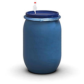 Бочка для бродіння герметична 150 л з металевим хомутом та гідрозатвором S Так