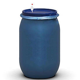 Бочка для бродіння герметична 210 л з металевим хомутом та гідрозатвором S Так