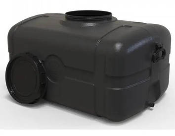 Ємність прямокутна 105 л технічна Чорна Так