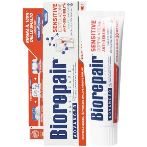 Зубна паста Biorepair Advance Sensitive Repair для чутливих зубів (75 мл.)