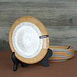 Набір тарілок Ardesto Siena 24 предмети SBG біло-жовтий, фото 6