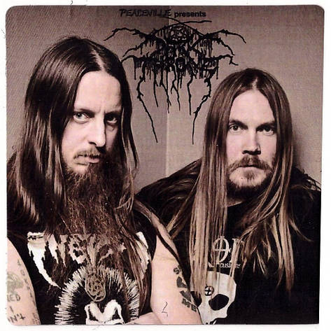 Магніт Darkthrone “Peaceville Presents Darkthrone”, фото 1
