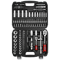 Набір інструментів MAR-POL M58210 комплект торцевих головок і тріскачок, фото 2