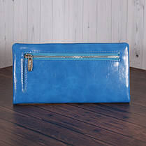 Гаманець Y-7001A-blue-lak Блакитний, фото 3