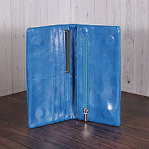 Гаманець Y-7001A-blue-lak Блакитний, фото 4