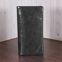 Гаманець Y-7001A-black-lak Чорний, фото 2