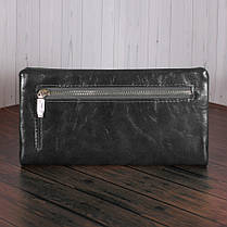 Гаманець Y-7001A-black-lak Чорний, фото 3