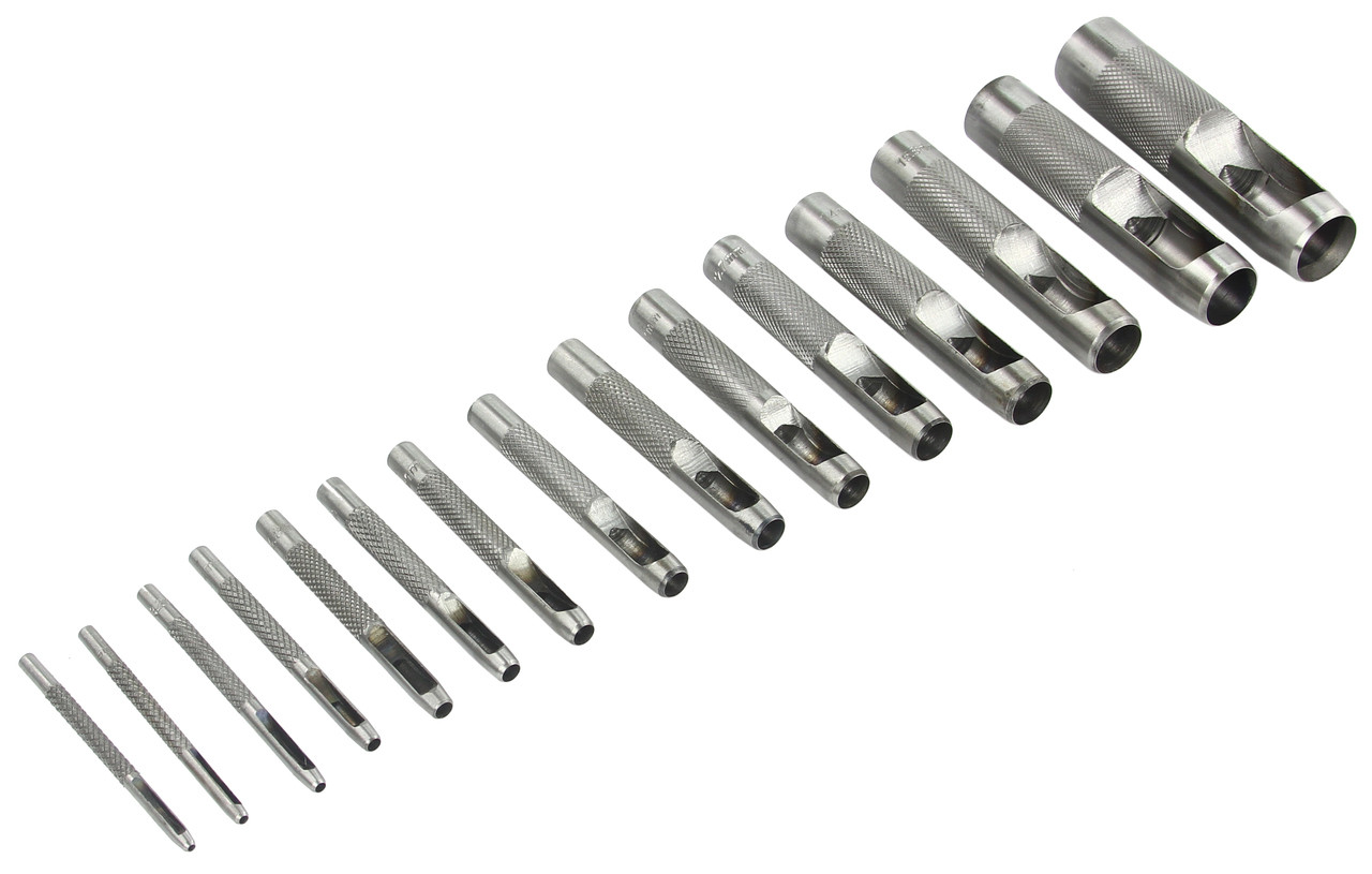 Щипці для шкіри з фрезами для отворів у матеріалах 2-22 мм, Пробійник для отворів у шкірі shockm