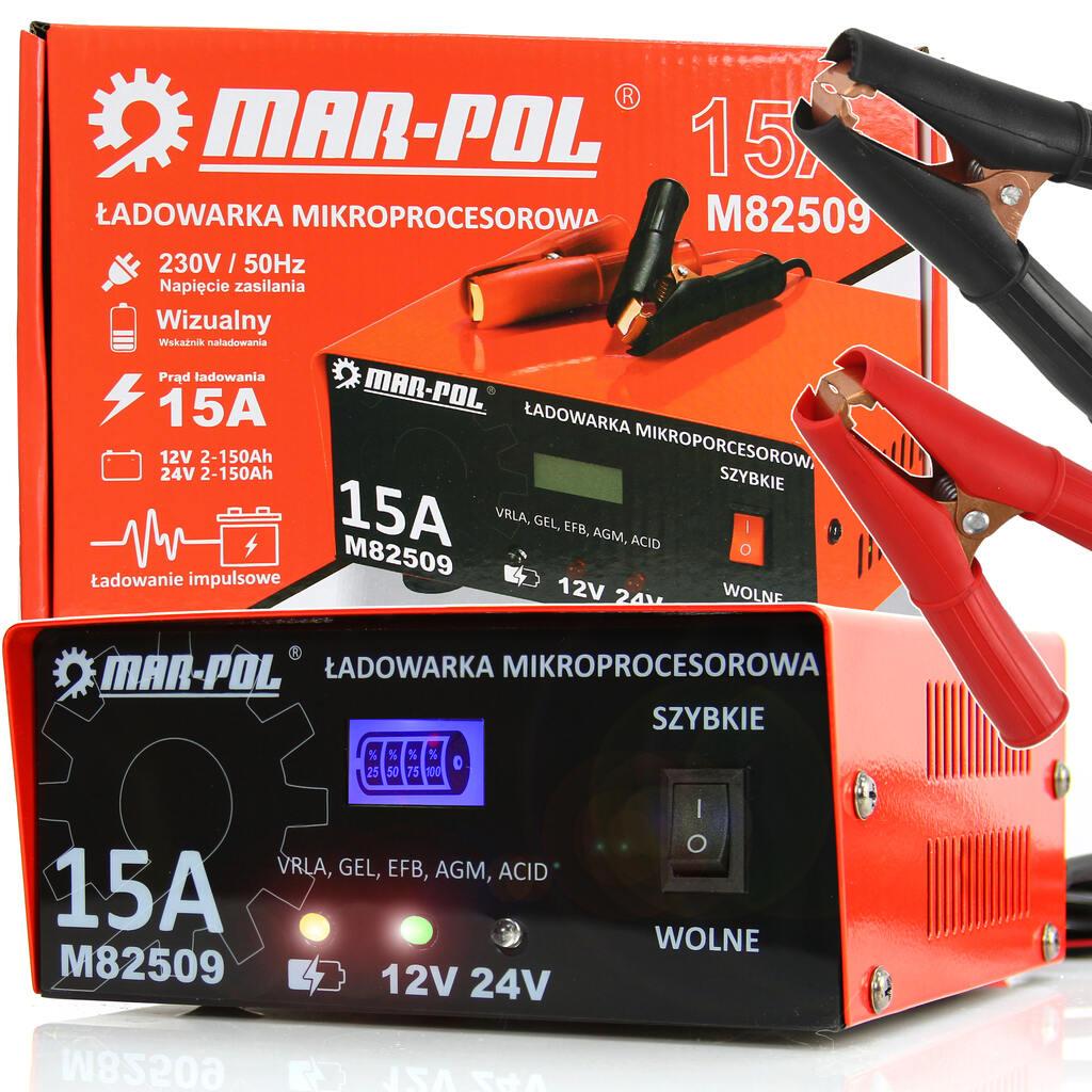 Зарядний пристрій MAR-POL M82509 універсальний зарядний пристрій