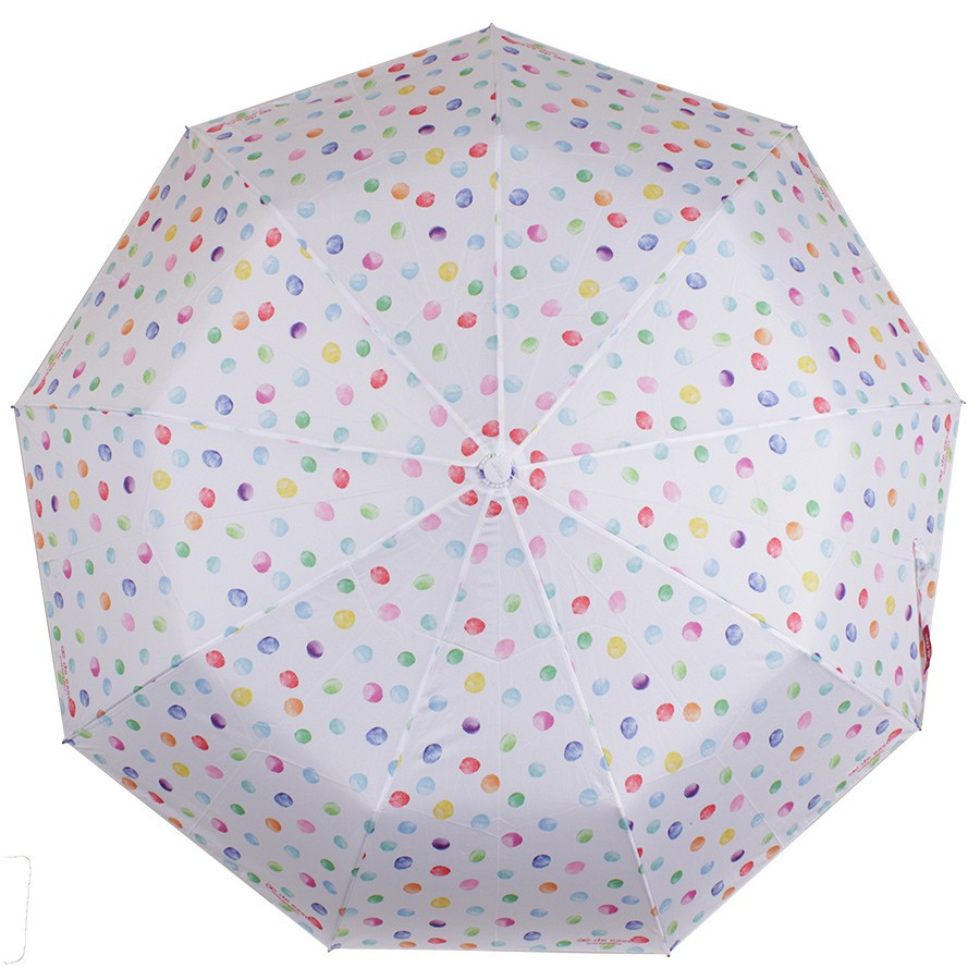 Парасолька складана de esse 3225 напівавтомат Біла